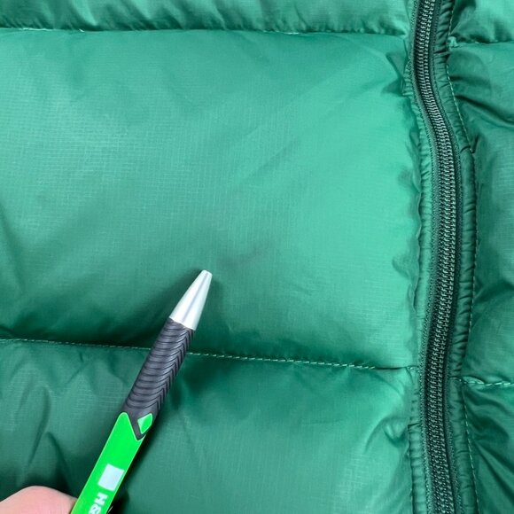 Vintage Nike Down Green Puffer Vest Men's Size XXL IIHC Canada Saskatchewan - Picture 10 of 12